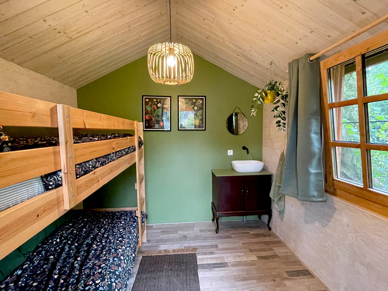 Tuinhuisje binnenkant