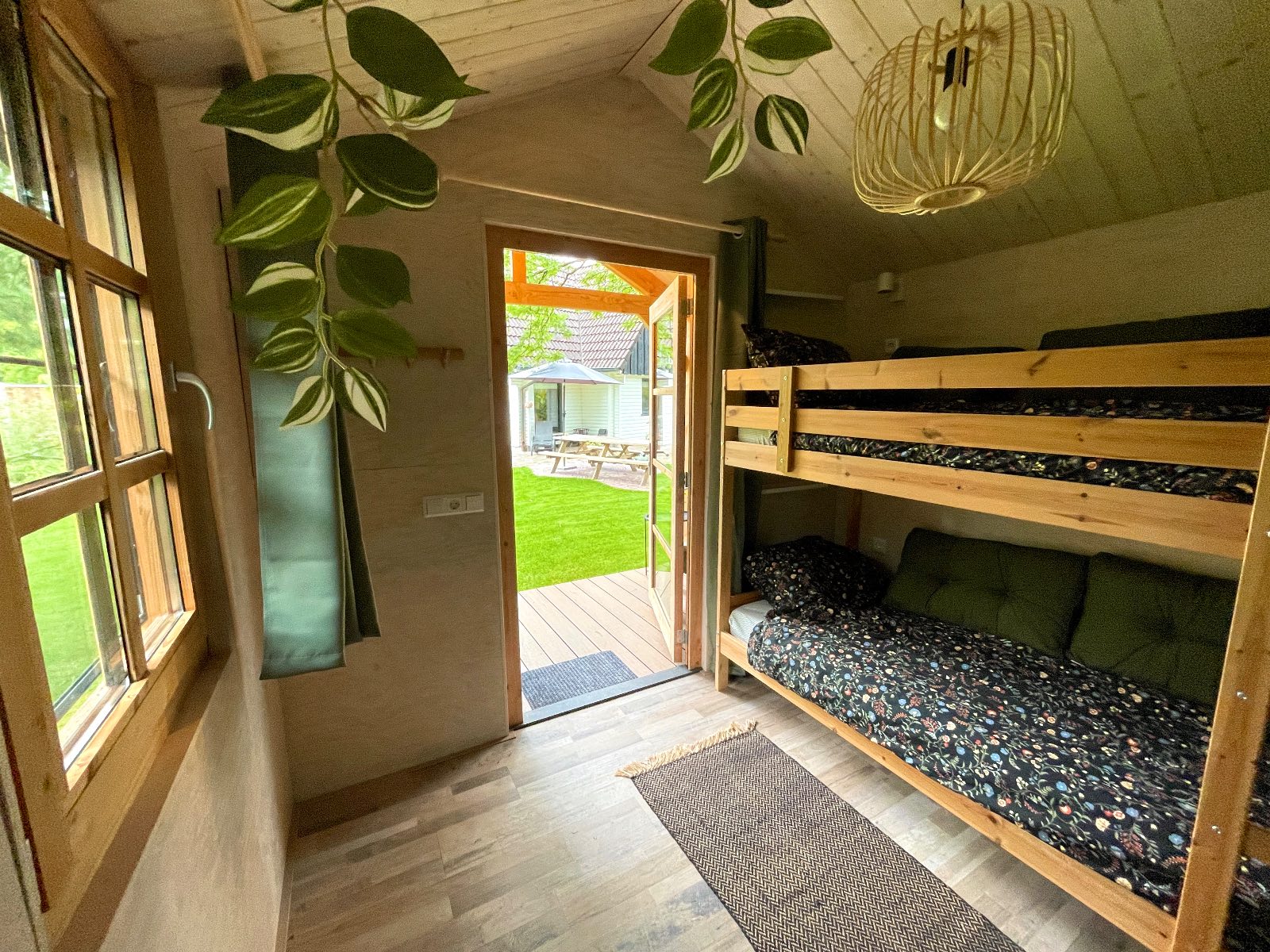 Tuinhuisje uitzicht